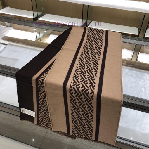 Double Eleven - Fendi Cashmere Scarf with High Quality Color Matching Material 78% Wool 22% fnyb4iuy - Image 7