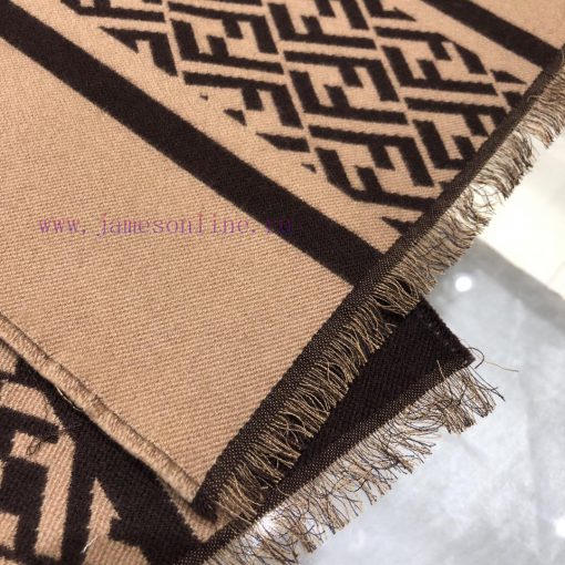 Double Eleven - Fendi Cashmere Scarf with High Quality Color Matching Material 78% Wool 22% fnyb4iuy - Image 10