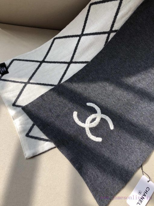 Double Eleven Chanel Classic Diamond Design Double sided Color Matching 2024 New Cashmere Knyh36c4oc - Image 6