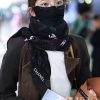 High end customized Chanel double-sided same color cashmere square scarf with double C solids5oh7flw