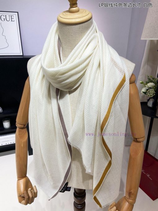LP premium original single LP silver thread solid color stripe edge length towel ️ High end dpdtlw0h - Image 6