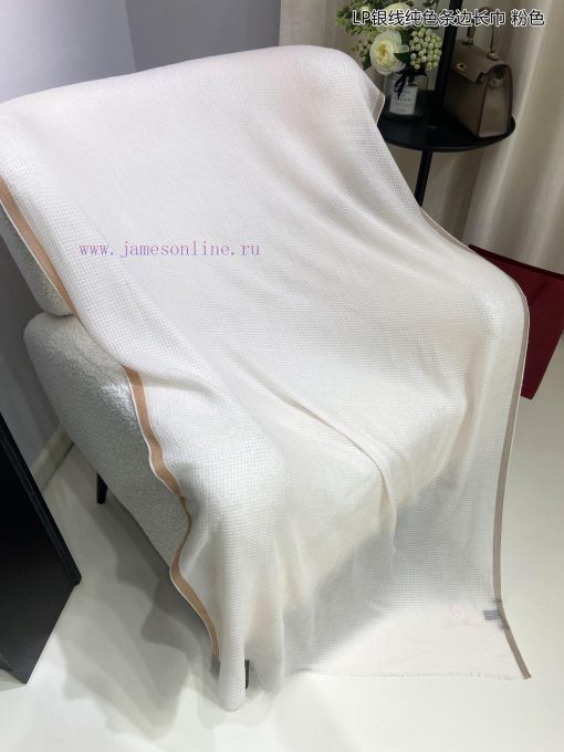 LP premium original single LP silver thread solid color stripe edge length towel ️ High end 48pvtgsy - Image 10