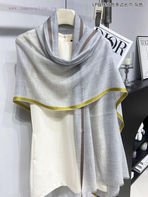 LP premium original single LP silver thread solid color stripe edge length towel ️ High end f127k6ib - Image 19