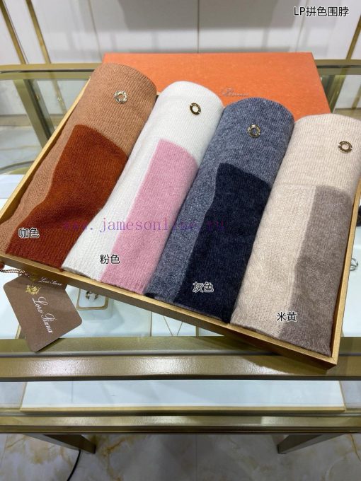 The new Loro Piana Beef LP Color blocked Multi functional Neck allows you to wrap it as you 8vqwcpv4 - Image 12
