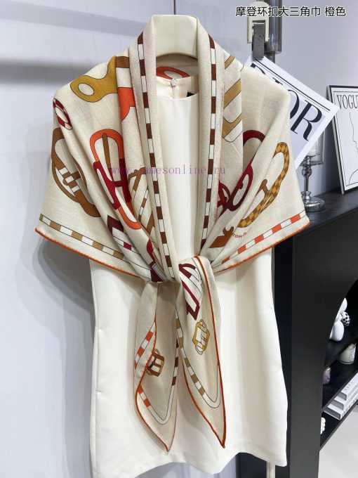 Newly released top of the line H Home modern buckle large triangle scarf multifunctional trixfcds5jg - Image 9