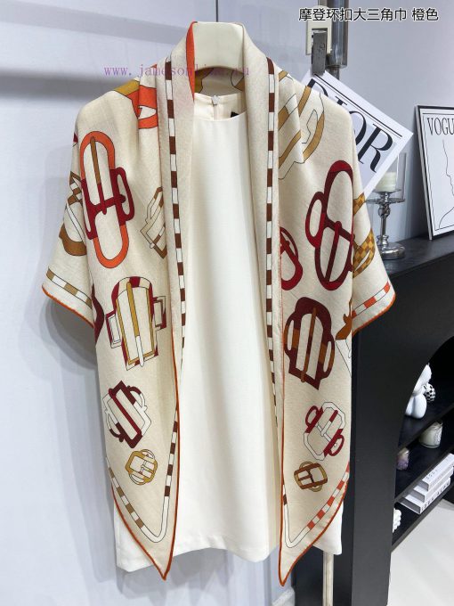 Newly released top of the line H Home modern buckle large triangle scarf multifunctional trixfcds5jg - Image 11