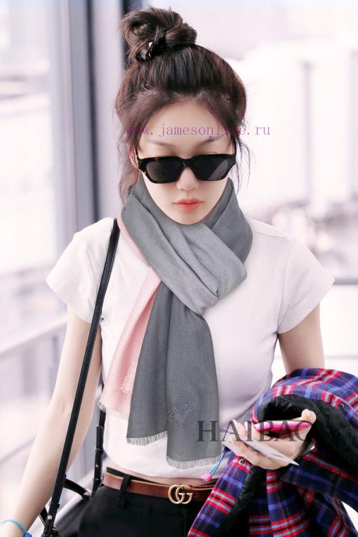 LP premium original single LP solid color gradient long scarf ️ High end product ️ Heavy preoag7owqa - Image 2