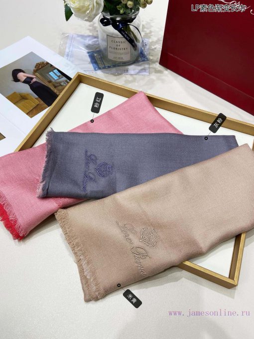 LP premium original single LP solid color gradient long scarf ️ High end product ️ Heavy preetslzmrm - Image 3