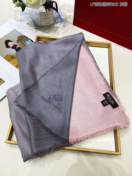 LP premium original single LP solid color gradient long scarf ️ High end product ️ Heavy preoag7owqa - Image 4
