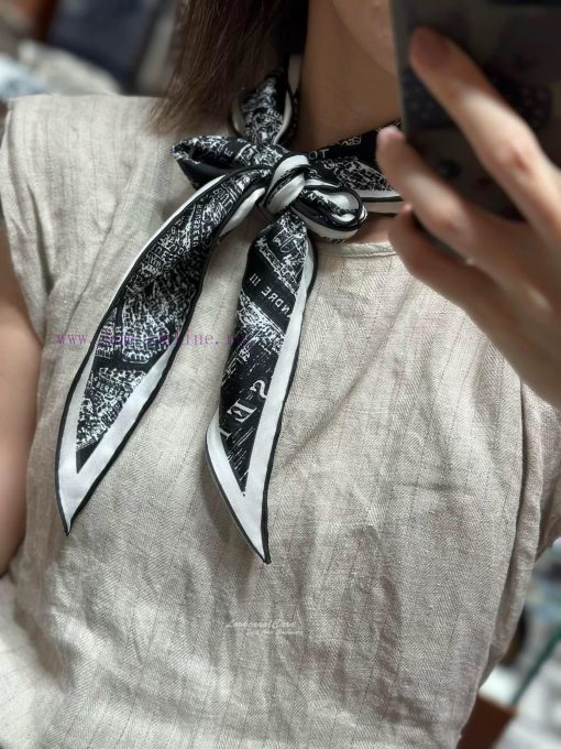 New D Home D Paris Map Diamond Scarf with Exquisite Handmade Roll Multi functional Accessoriruovagi0 - Image 2