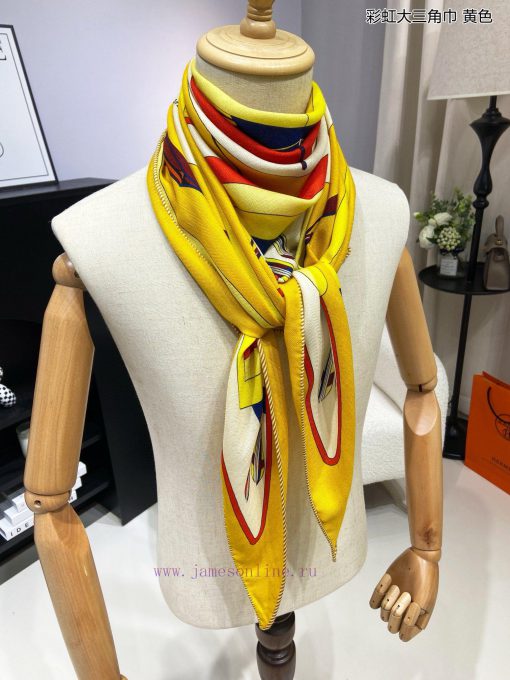 The new top of the line H Home Rainbow Triangle Scarf is a multifunctional triangular scarf aq3k3knd - Image 7