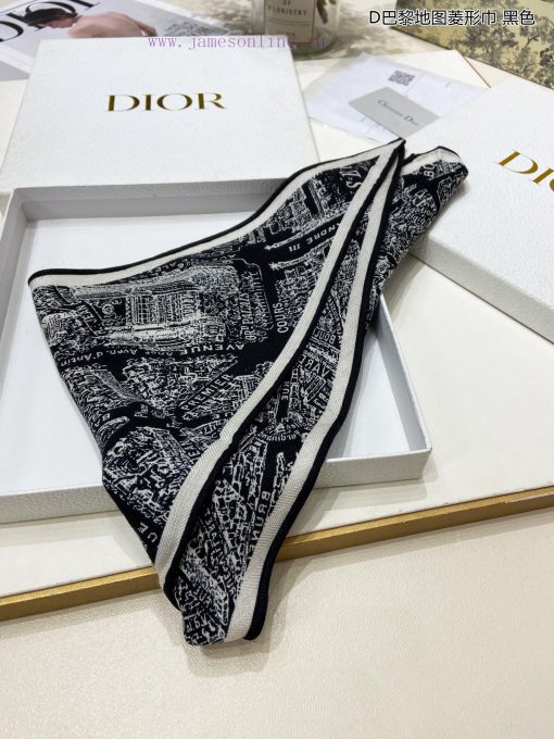 New D Home D Paris Map Diamond Scarf with Exquisite Handmade Roll Multi functional Accessoriruovagi0 - Image 17