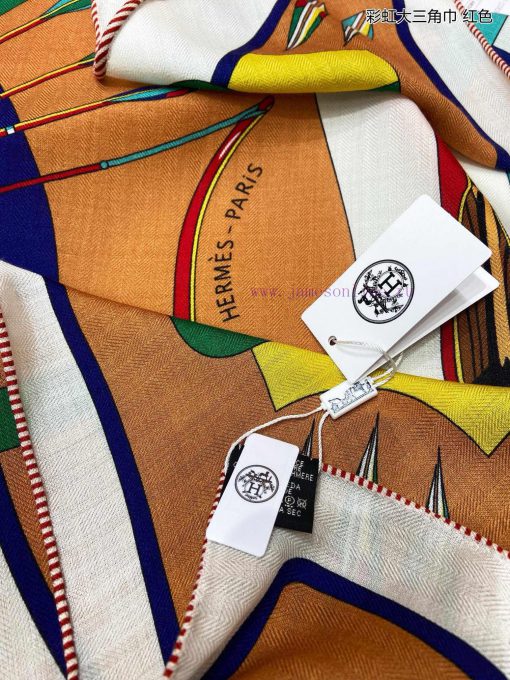 The new top of the line H Home Rainbow Triangle Scarf is a multifunctional triangular scarf ss120etb - Image 13
