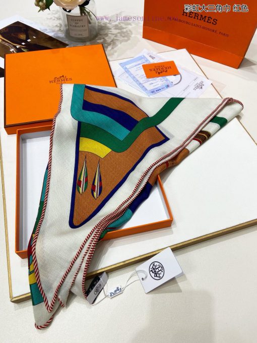 The new top of the line H Home Rainbow Triangle Scarf is a multifunctional triangular scarf ss120etb - Image 18