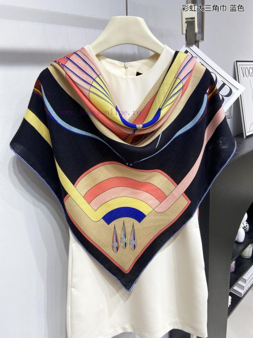 The new top of the line H Home Rainbow Triangle Scarf is a multifunctional triangular scarf 114k7u1q - Image 22