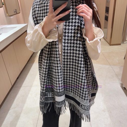 CD Thousand Bird Grid Scarf Another Classic Masterpiece Black and White Thousand Bird Grid D6qamtilp - Image 11