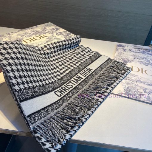 CD Thousand Bird Grid Scarf Another Classic Masterpiece Black and White Thousand Bird Grid D6qamtilp - Image 13