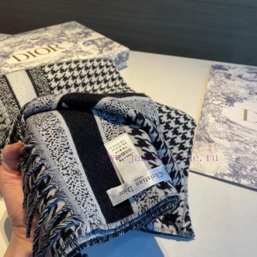 CD Thousand Bird Grid Scarf Another Classic Masterpiece Black and White Thousand Bird Grid D6qamtilp - Image 17
