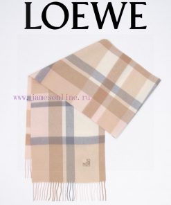 100% cashmere Luoyiwei small logo two-color embroidered cashmere scarf 🧣, This scarf is a unxouukshf