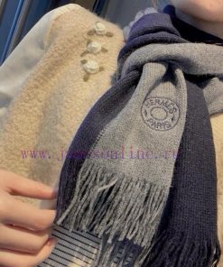 Unisex, 100% pure cashmere Hermes, high-end cashmere knitted scarf can be formal or casual, 7dctw9zi
