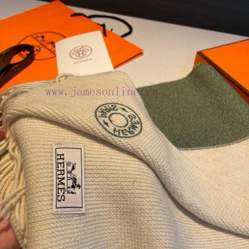 Unisex, 100% pure cashmere Hermes, high-end cashmere knitted scarf can be formal or casual, u9gu9fd6 - Image 7