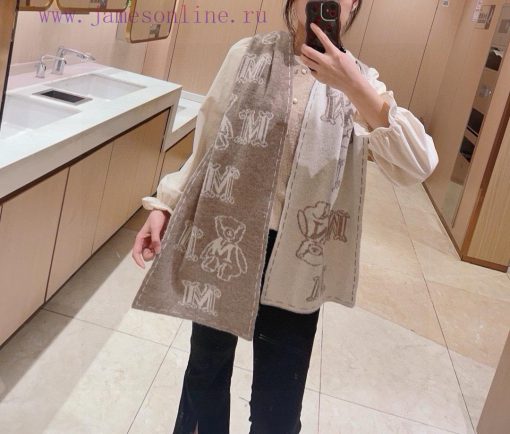 MaxMara Classic Knitted Cashmere Scarf, come with a hard item In terms of the arrangement ofal3715l7