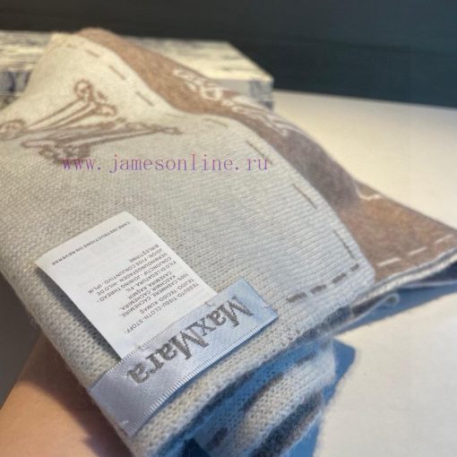 MaxMara Classic Knitted Cashmere Scarf, come with a hard item In terms of the arrangement ofal3715l7 - Image 6