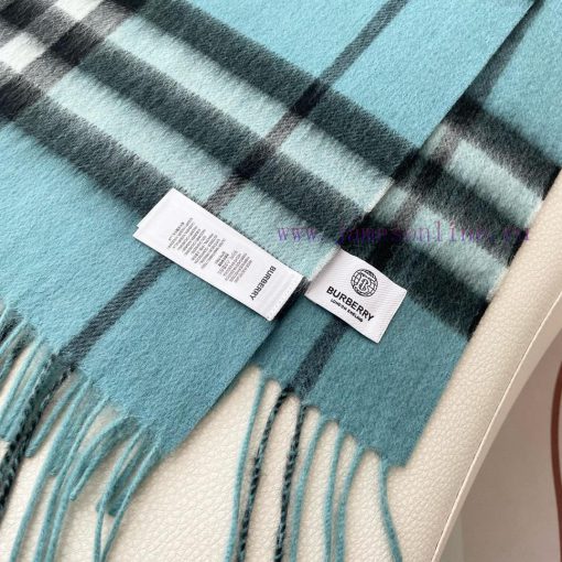 Ace reputation Burberry deep water ripple classic cashmere plaid scarf ‼ The latest productskgljoadc - Image 9