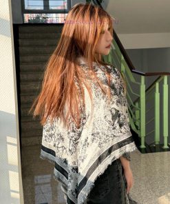 Square scarf Dior shawl ️ Classic letters paired with a luxurious silk wool blend texture, s6r8y0q8s