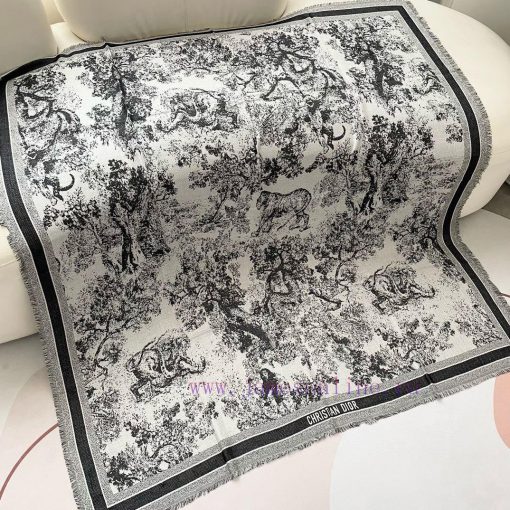 Square scarf Dior shawl ️ Classic letters paired with a luxurious silk wool blend texture, s6r8y0q8s - Image 5