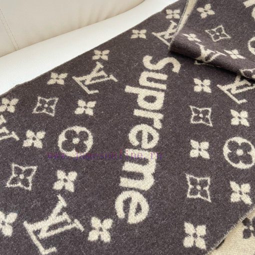 The best Superme super soft and sticky LV Supreme LV co branded scarf Red to Half the Sky ️ g298is73 - Image 10
