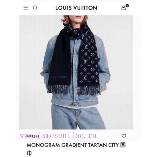 LV2024 new autumn and winter best looking men's and women's cashmere scarf with starry sky l7jb7bsvs