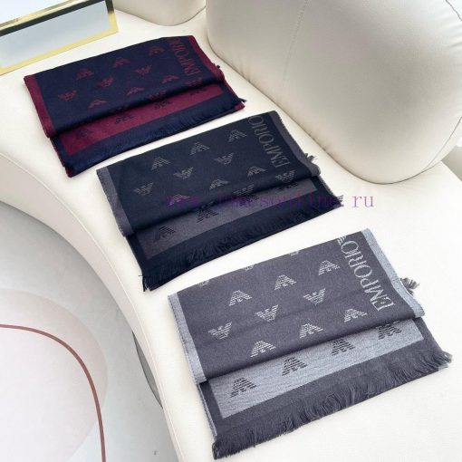 Armani Armani's latest men's scarf for 2024 is elegant and simple, which is the perfect pursu63cp7ik - Image 3