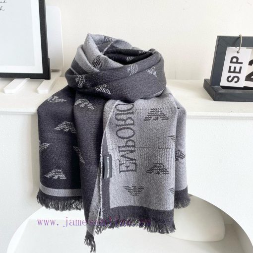 Armani Armani's latest men's scarf for 2024 is elegant and simple, which is the perfect pursu63cp7ik - Image 4