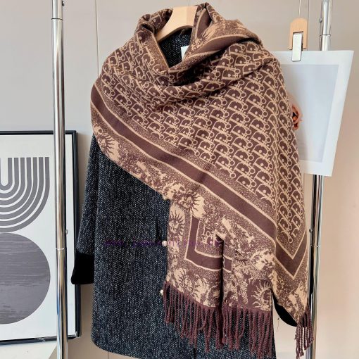 New autumn and winter scarf, made of core spun yarn texture, soft and warm, double-sided twoo0p0dsui - Image 10