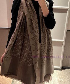 Gucci Classic Shawl GG Old Flower Thin Long Scarf G Evergreen Tree Style, unisex and suitablk48g0b1r