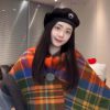 New colors have arrived 𝐕𝐢𝐯𝐢𝐞𝐧𝐧𝐞𝐖𝐞𝐬𝐭𝐰𝐨𝐝 🪐Classic Grid Saturn 🪐 Plaid cape shawl Vivienne Weswfhyqf7l