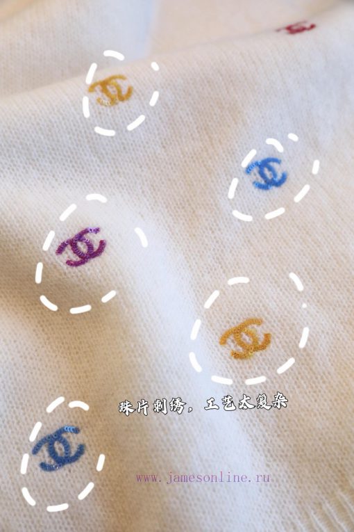 𝐂𝐡𝐚𝐧𝐞𝐥𝟐 4 𝐚 Bead series popular ultra white colorful LOGOIngredients: 60% cashmere, 40% mulbvjk2w22g - Image 10