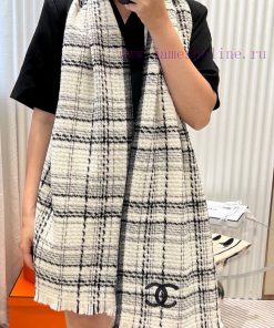 CHANEL cashmere long scarf, top-notch original product, unparalleled beauty. Chanel shawl ca4ysfk177