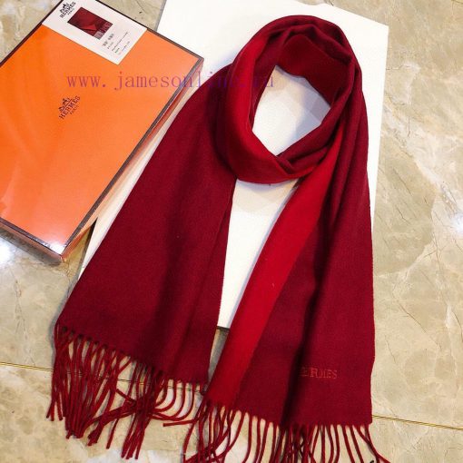 HERMES Hermes 2024 Paris Fashion Show Business Men's and Women's Universal Double sided Cashdtiko9rd - Image 4