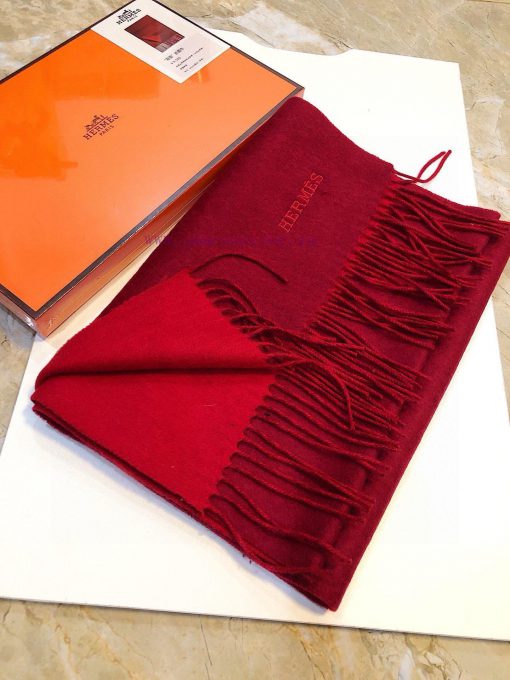 HERMES Hermes 2024 Paris Fashion Show Business Men's and Women's Universal Double sided Cashdtiko9rd - Image 5