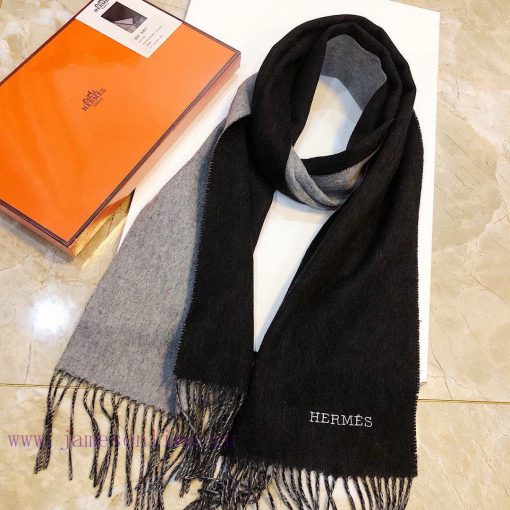 HERMES Hermes 2024 Paris Fashion Show Business Men's and Women's Universal Double sided Cashtclhm1sh - Image 6