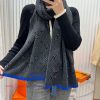 The Lv double-sided scarf is so stylish and charming that it's going crazy. It's a very elegw30ghjcs