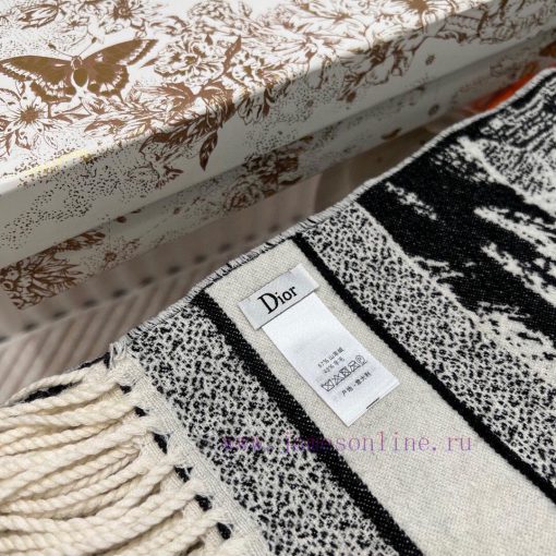 Original CD shawl, CD global travel series, Dior's latest element large shawl Blanket. Blankx3y24ejs - Image 7