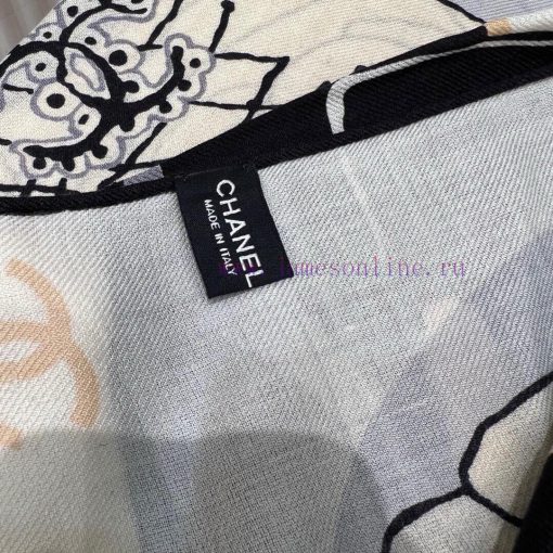 Chanel camellia 140 cashmere square scarf high-end love pure cashmere baby touch comfortableee7xubuk - Image 6