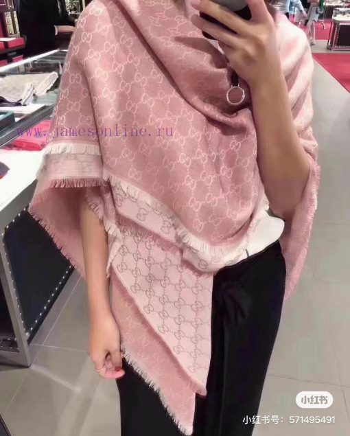 GUCCl Belle Edition - The Most Valuable Classic to BuyAlphabet Jacquard Two tone Shawl Black1ajvbnqd - Image 2