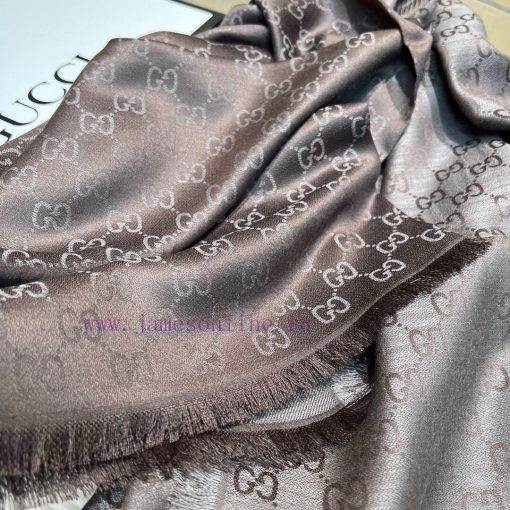 GUCCl Belle Edition - The Most Valuable Classic to BuyAlphabet Jacquard Two tone Shawl Black8inwqcz1 - Image 6