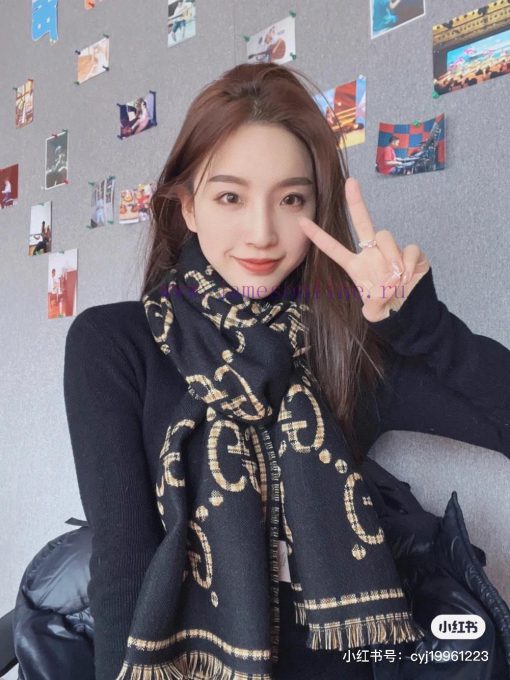 Synchronized Double G Jacquard Double sided Shawl Style Classic, Elegant and Fashionable, Noeo5jc2qo