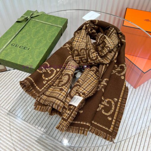 Synchronized Double G Jacquard Double sided Shawl Style Classic, Elegant and Fashionable, Note3np4yc - Image 8