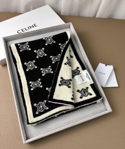 Celine Original 2024 New Knitted Scarf with a low-key luxury feel, top-notch softness, elite7ffc5f6x